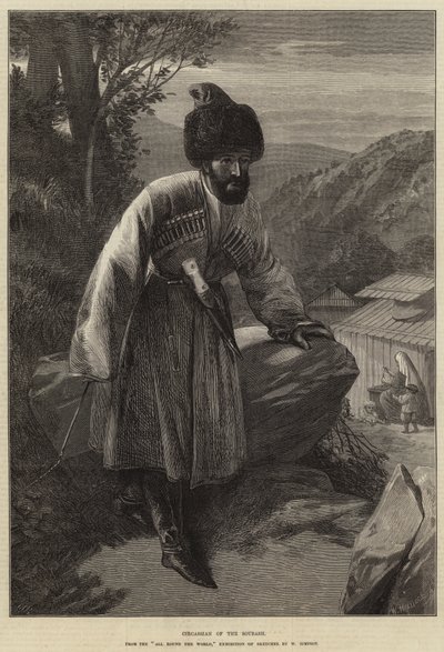 Circassienne du Soubash - William Crimea Simpson